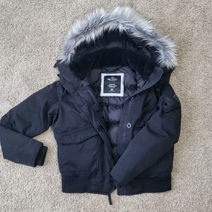 Hollister Faux Fur Puffer Jacket